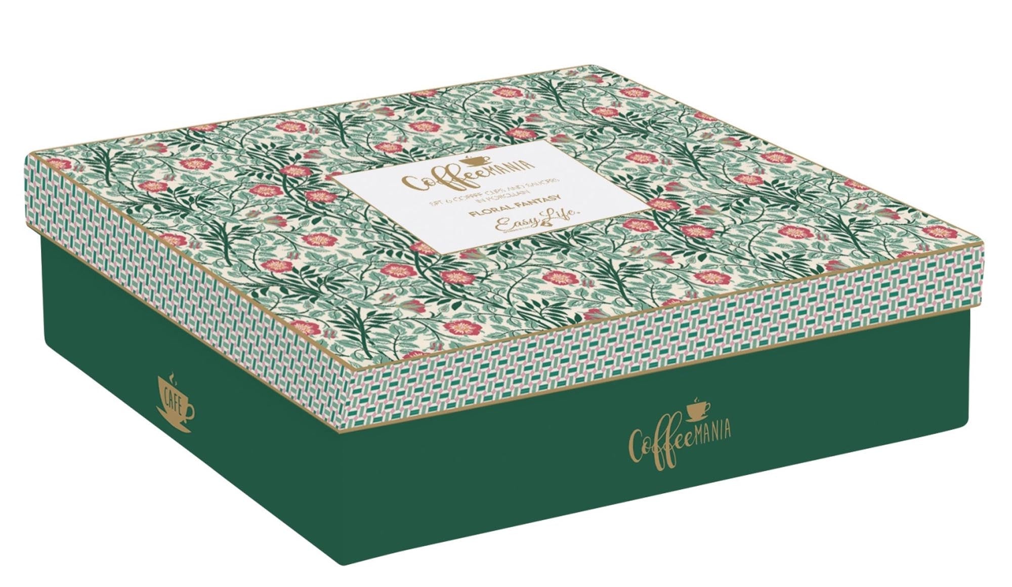 Entdecken Sie die florale Eleganz der Coffee Mania Espressotassen.