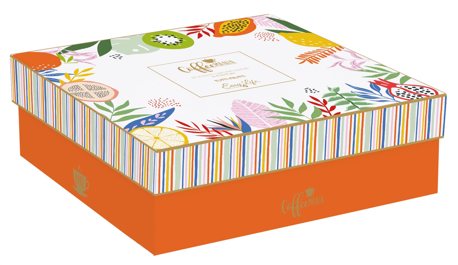 Elegantes Set aus 6 Espressotassen mit Untertassen, 100ml, von Easy Life. Perfekt für stilvollen Kaffeegenuss und Dekoration.