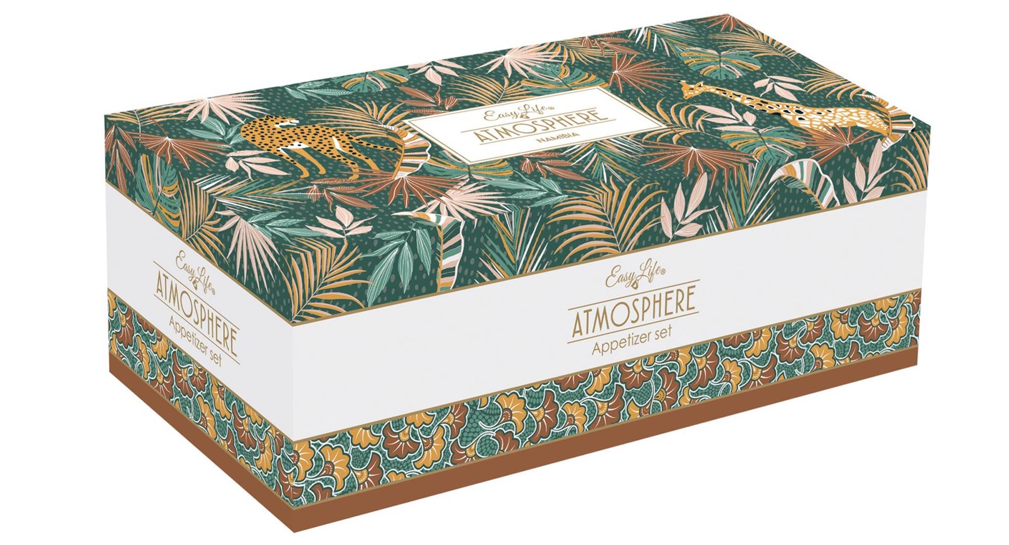 Namibia Appetizer Set mit 4 Schälchen, 29x13cm