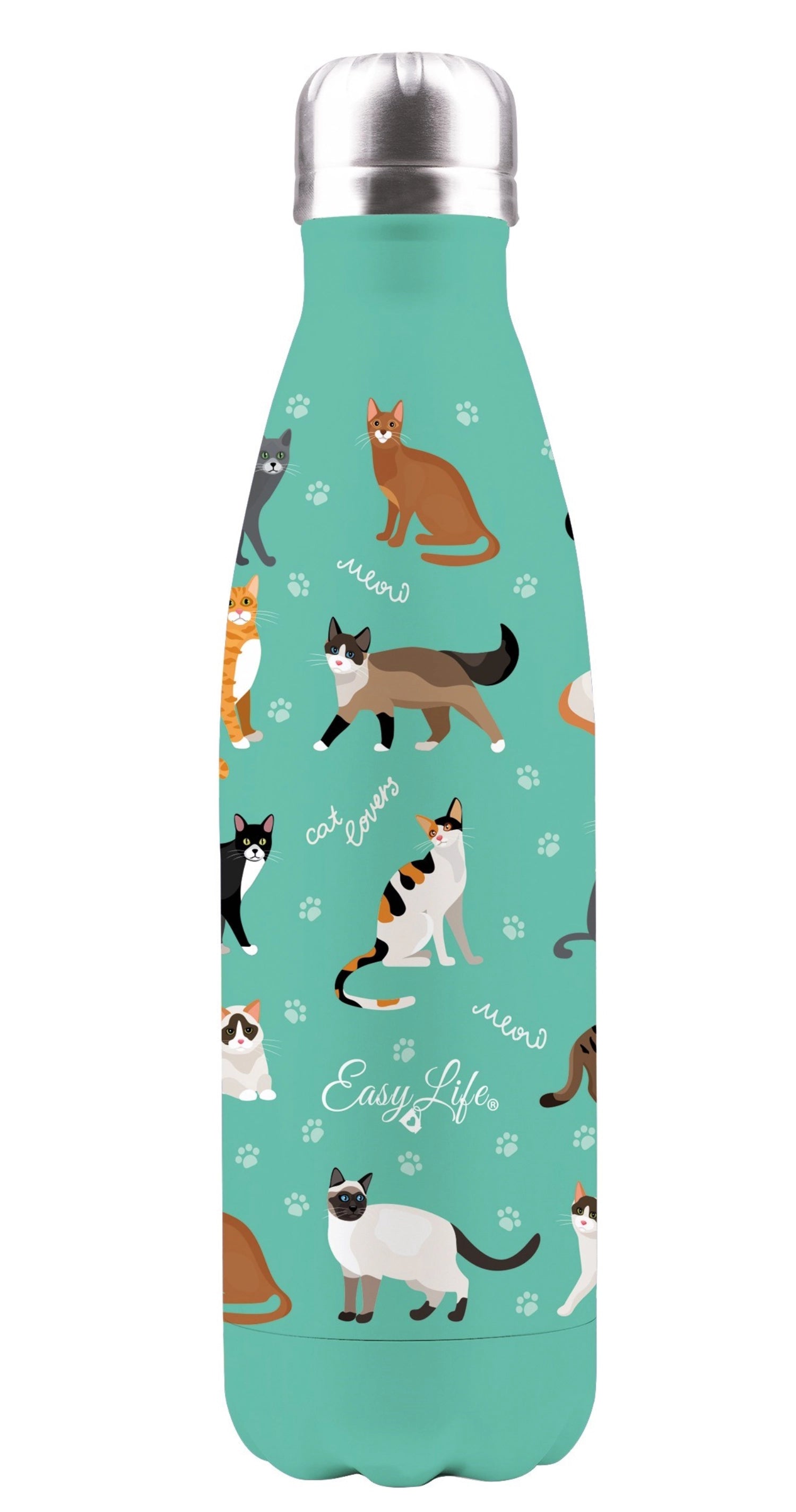 Bouteilles double vide 500ml, chats