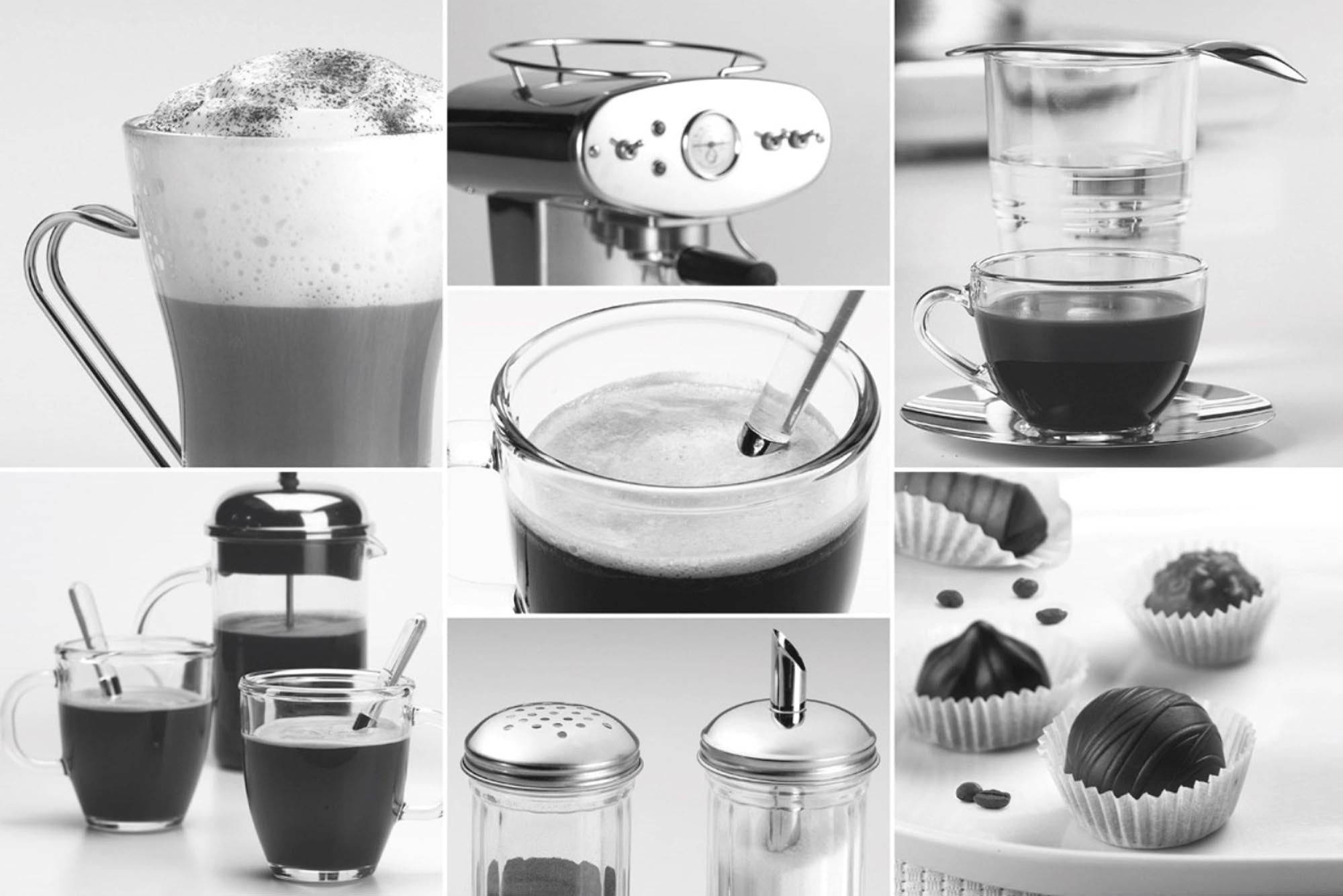 Elegantes 40x19cm Tablett in Schwarz-Weiss von Easy Life, robustes Melamin, ideal für Getränke und Snacks, vielseitig einsetzbar.