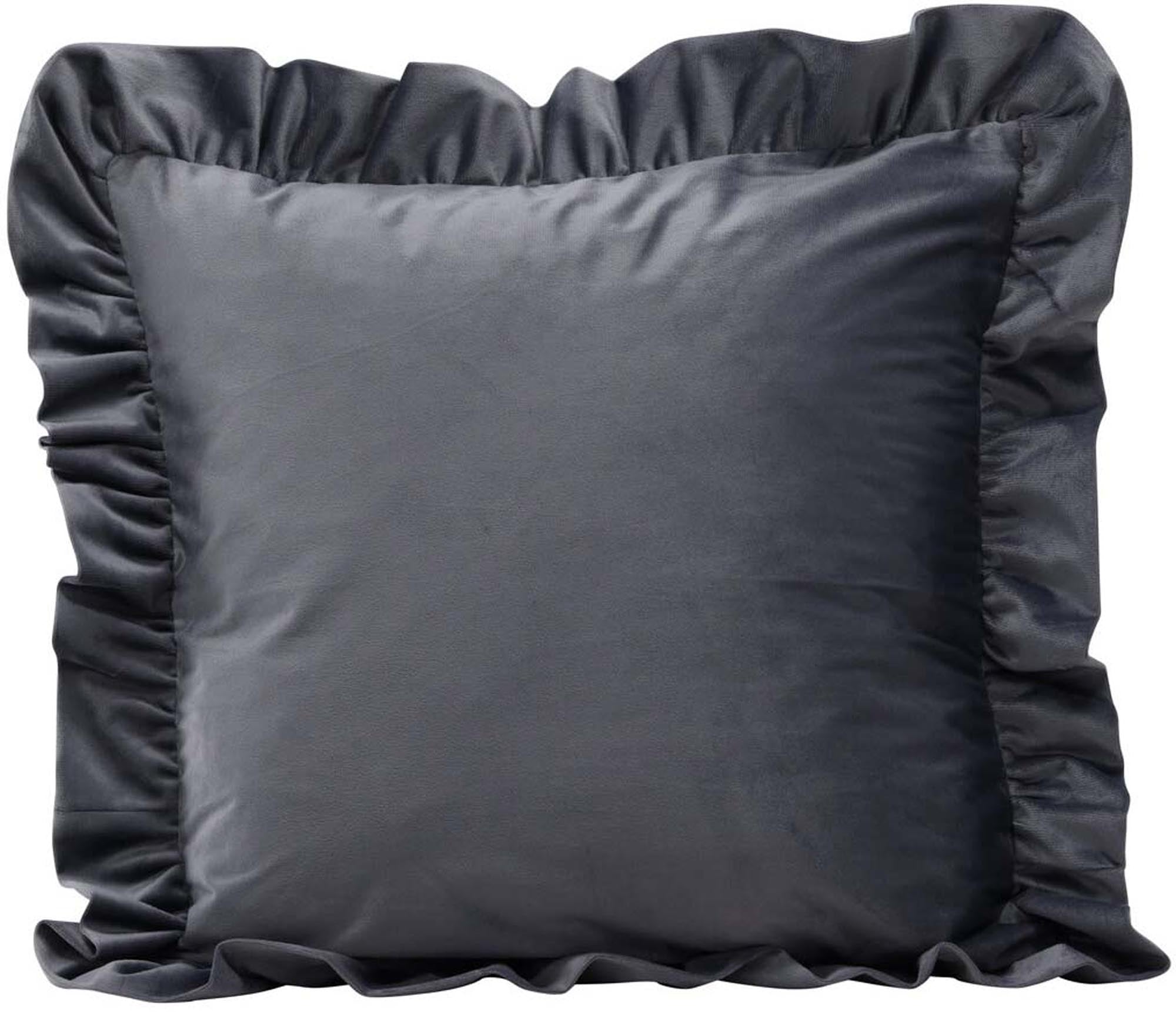 Hailey Kissenbezug in Grau präsentiert im Onlineshop von KAQTU Design AG. Deko Kissenbezug ist von Venture Home