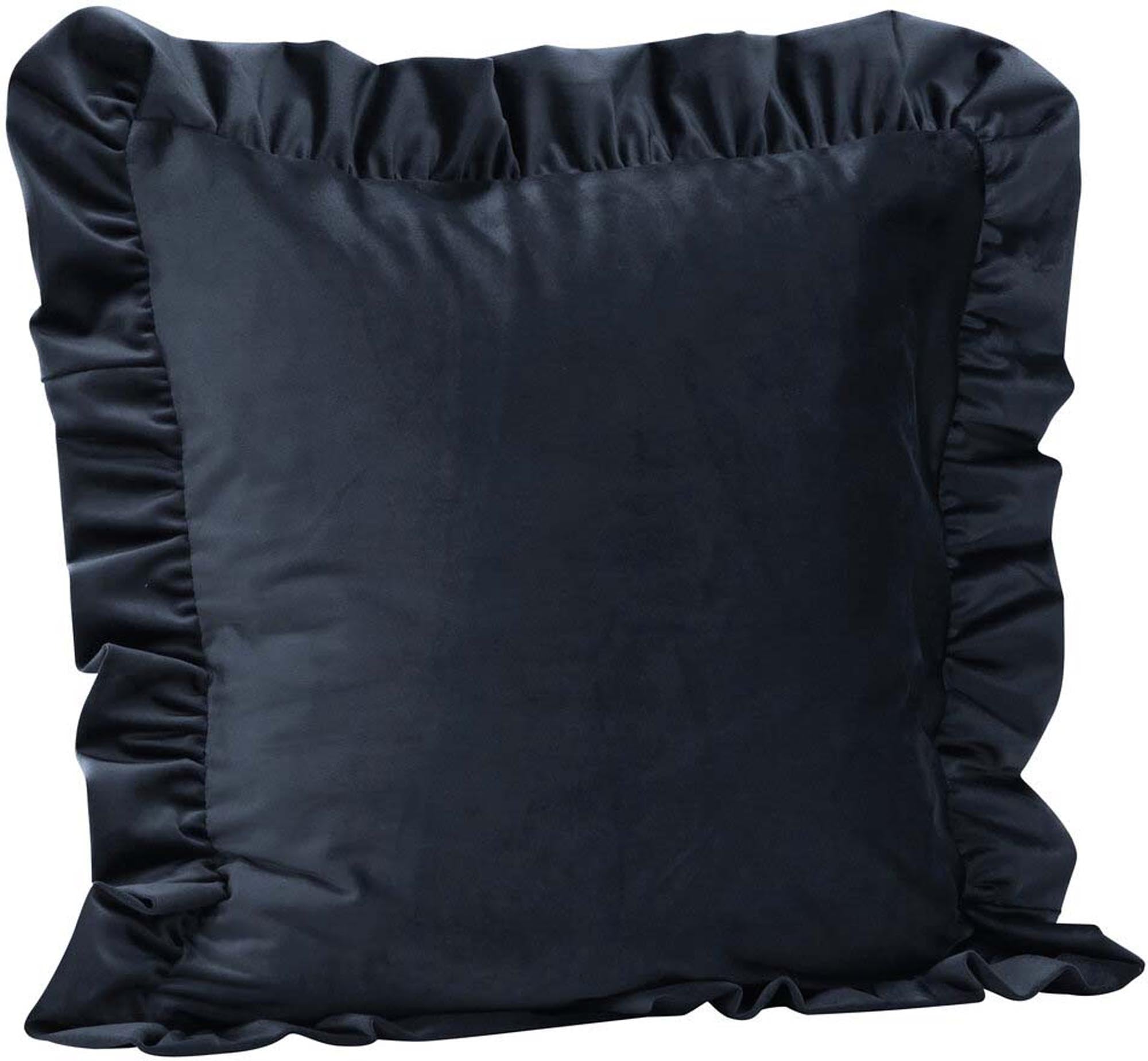 Hailey Kissenbezug in Dunkelblau präsentiert im Onlineshop von KAQTU Design AG. Deko Kissenbezug ist von Venture Home