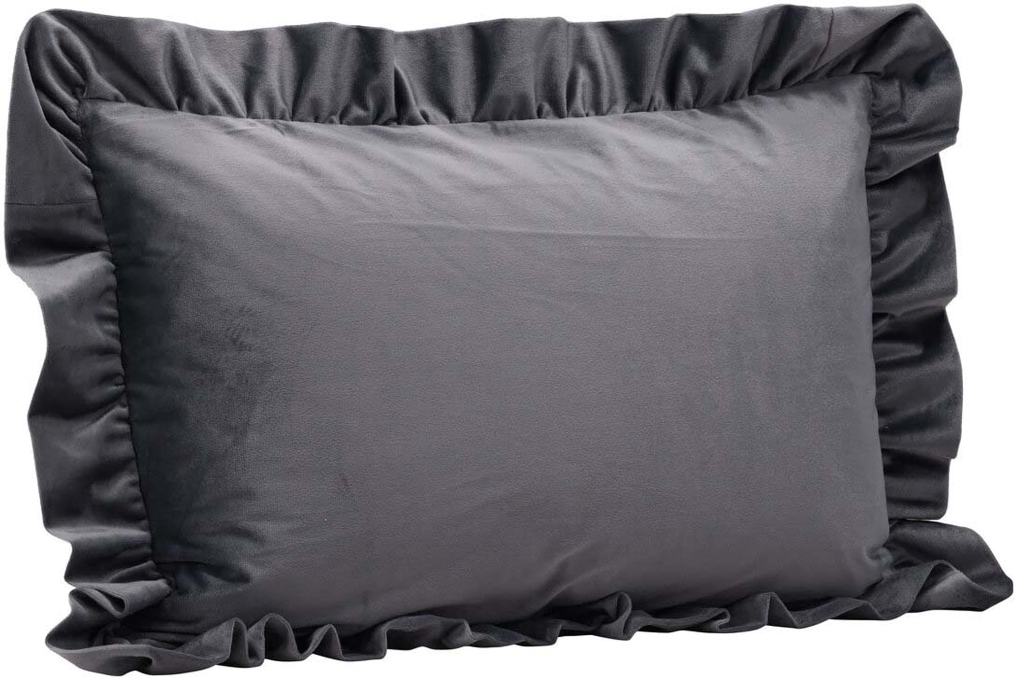 Hailey Kissenbezug in Grau präsentiert im Onlineshop von KAQTU Design AG. Deko Kissenbezug ist von Venture Home