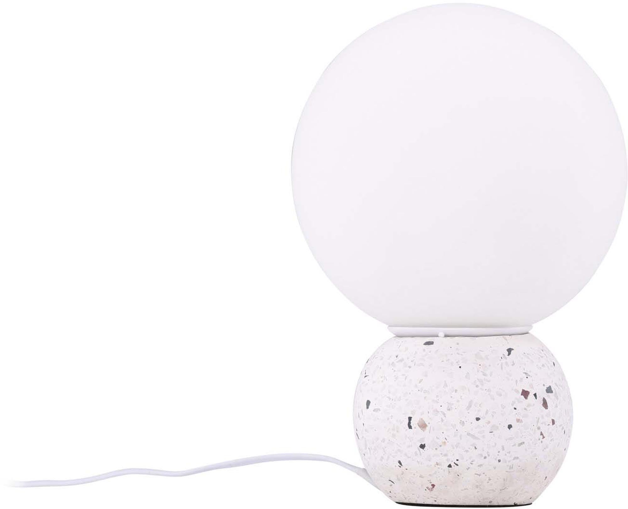 Stilvolle Tischleuchte Metz mit modernem Terrazzo-Design von Venture.