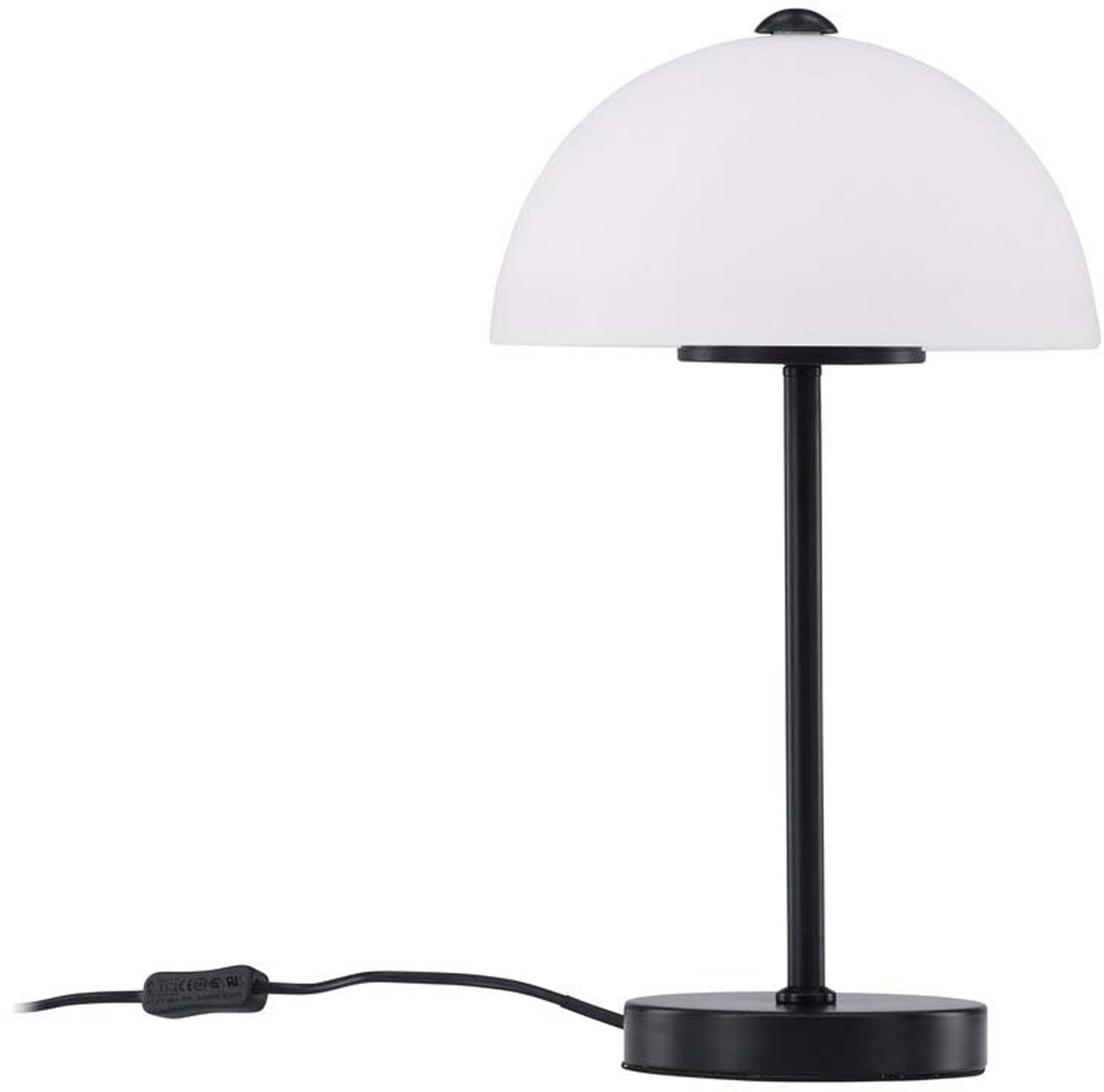 Stilvolle Ferrand Tischleuchte von Venture Home: Robuster Eisenfuß, eleganter Glasschirm, ideal für gemütliche Beleuchtung in jedem Raum.