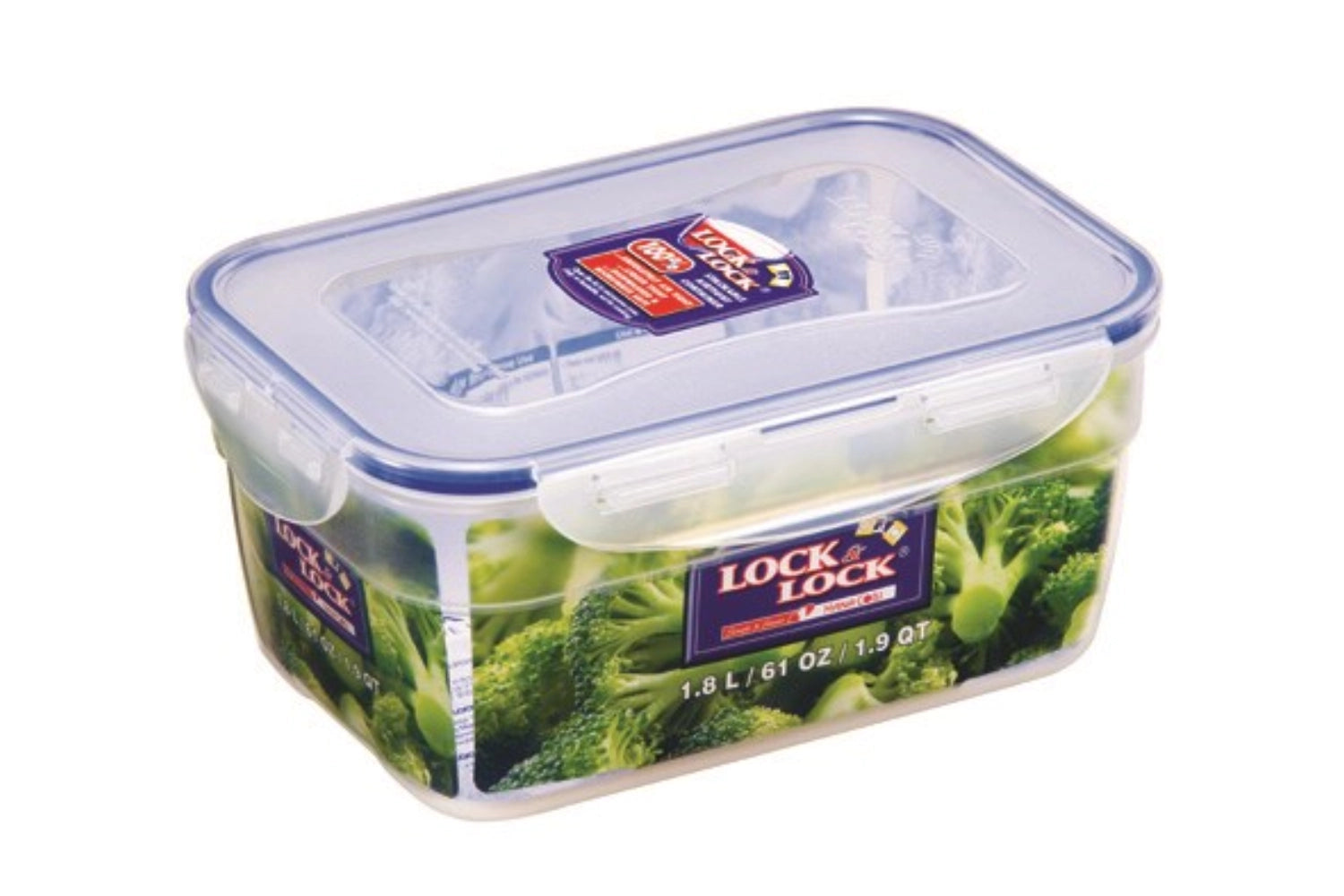 Barattolo portaoggetti impilabile 1,8lt 21x14,6x9,4cm