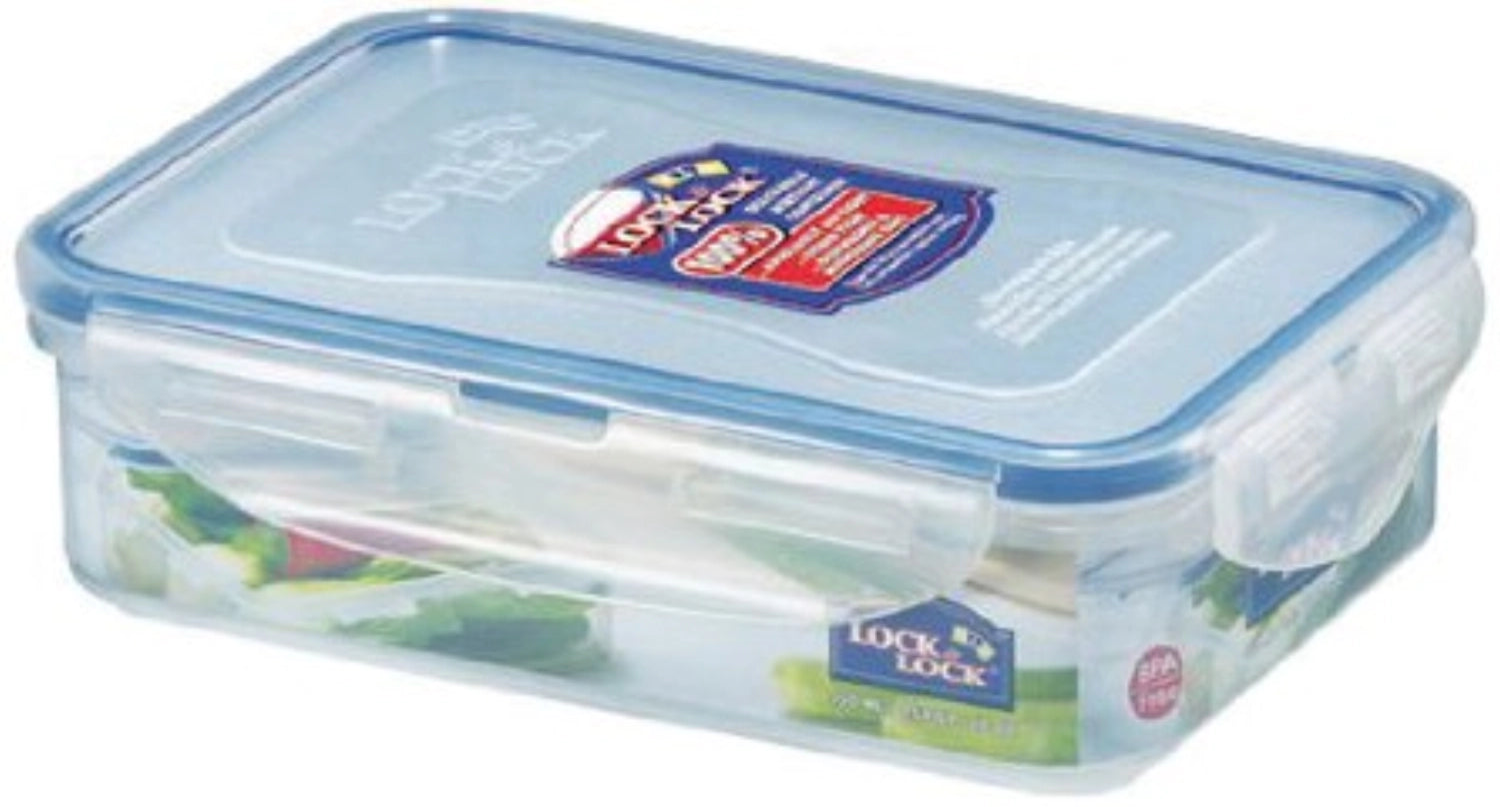 Storage jar rectangular 0.55lt 18.1x12.8x5.2cm