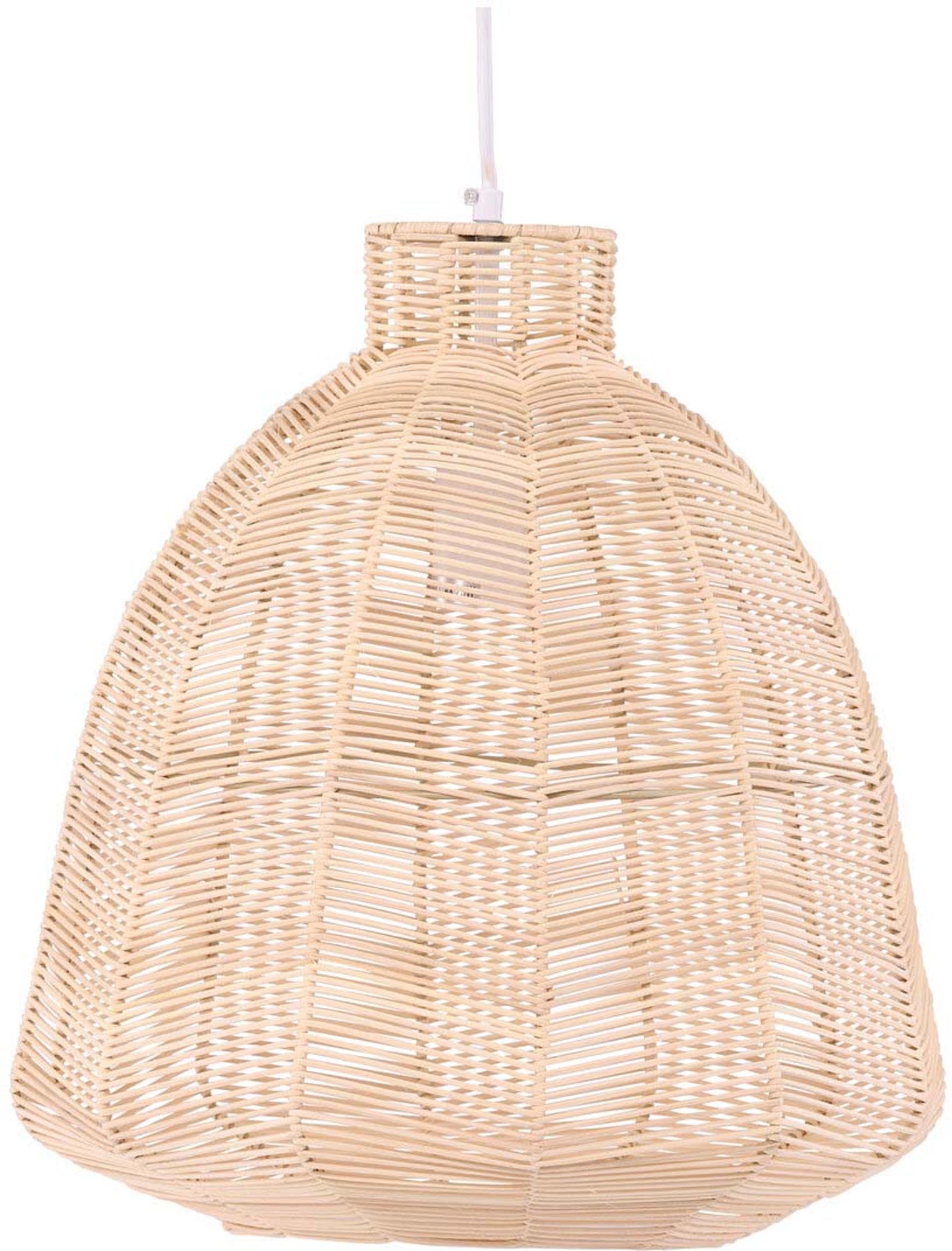 Die Touren Pendelleuchte von Venture Home: Stilvolles Rattan-Design, ideal für Esstische und Leseecken, bringt natürliche Wärme ins Zuhause.