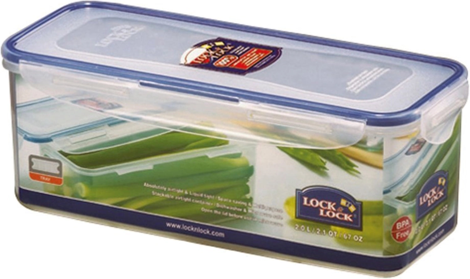 Conteneur de stockage rectangulaire 2lt m.Abtropfeinlage 27,8 x 11,5 x 10,3 cm