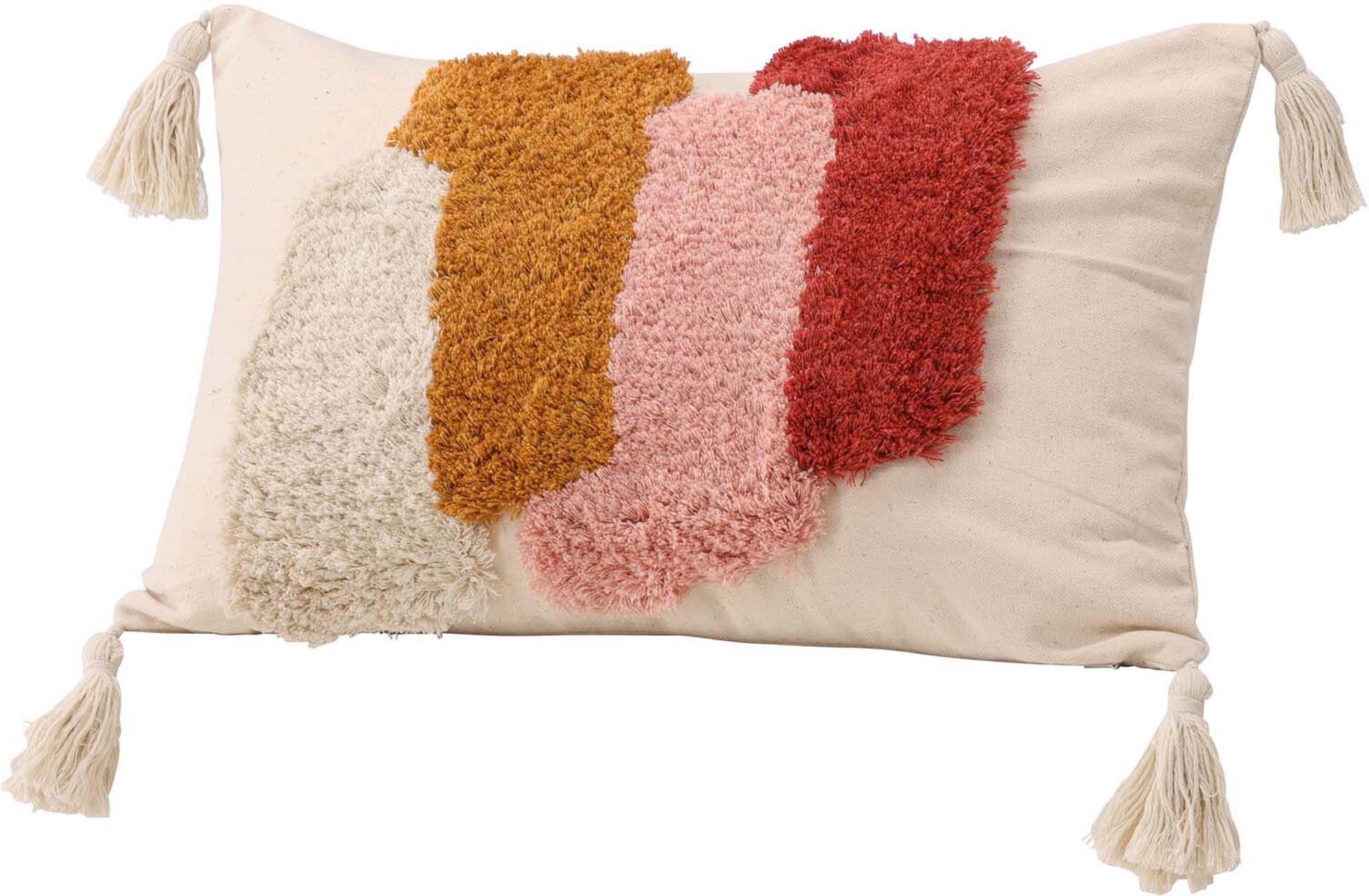 Joline Kissenbezug in Weiss präsentiert im Onlineshop von KAQTU Design AG. Deko Kissenbezug ist von Venture Home