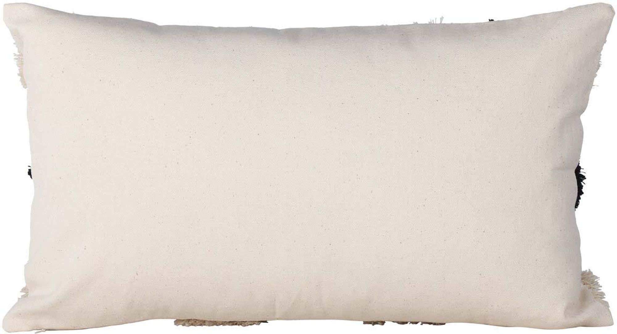 Eleganter Emelie Kissenbezug von Venture Home in Schwarz-Weiß. Perfekt kombinierbar und pflegeleicht für ein stilvolles Zuhause.