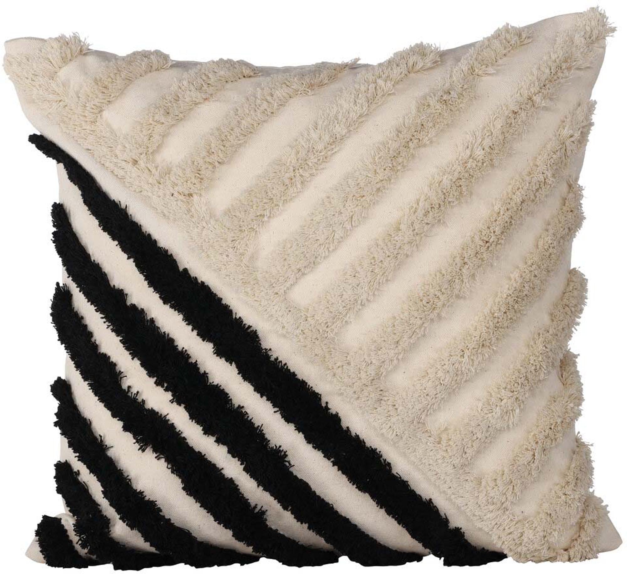 Zara Kissenbezug in Weiss präsentiert im Onlineshop von KAQTU Design AG. Deko Kissenbezug ist von Venture Home