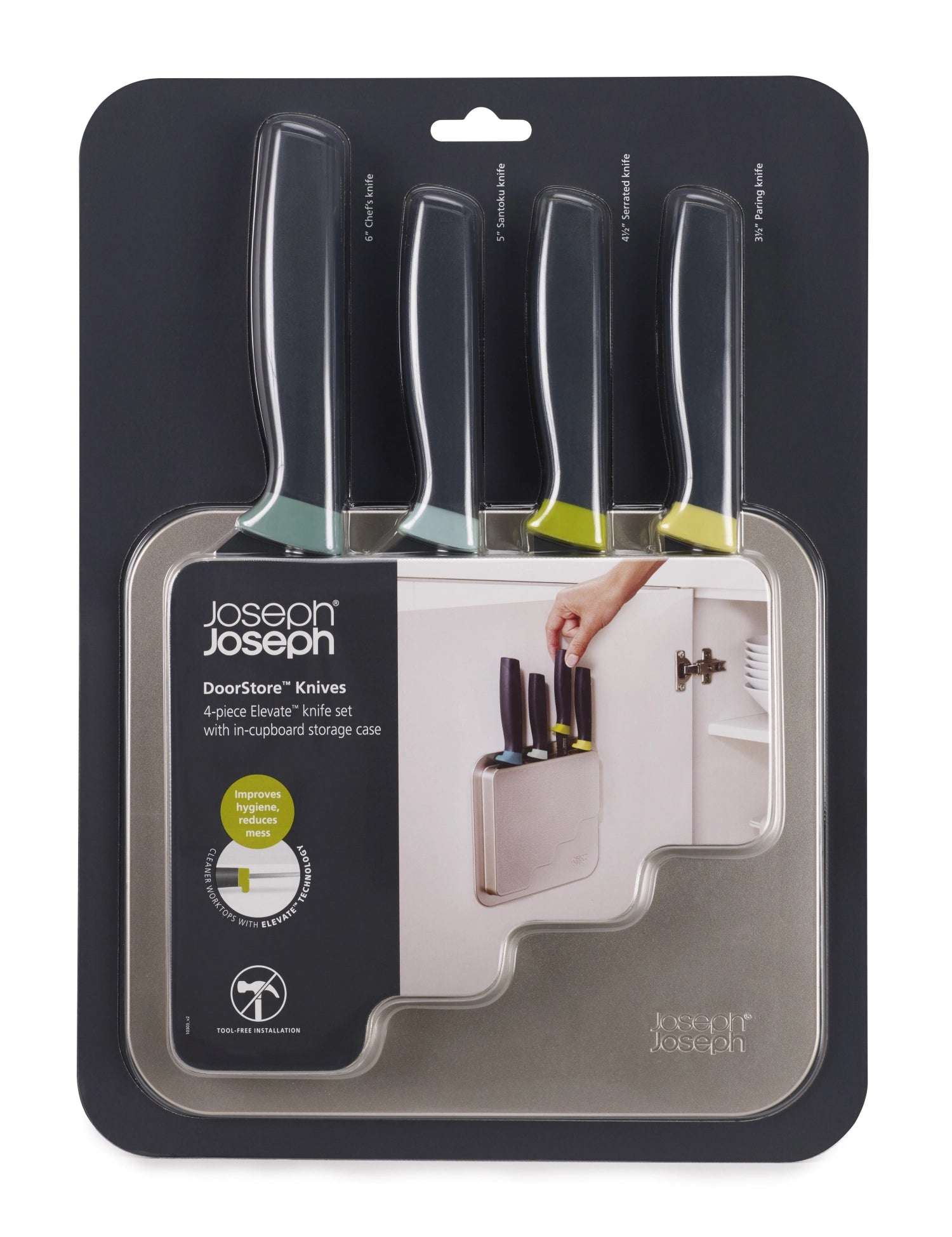 DoorStore Elevate Messer-Set, 4-tlg, 31x22x2cm