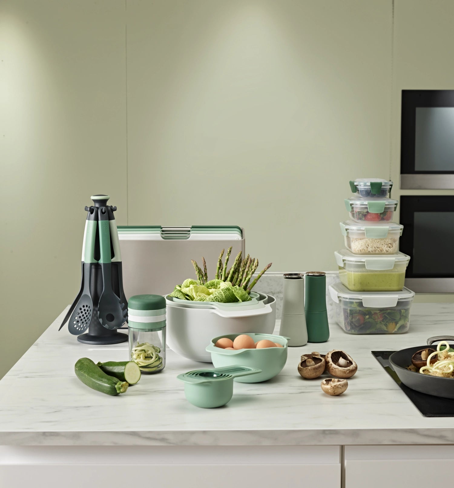 Elevate Sage carousel 6 pieces, assorted, H 35cm