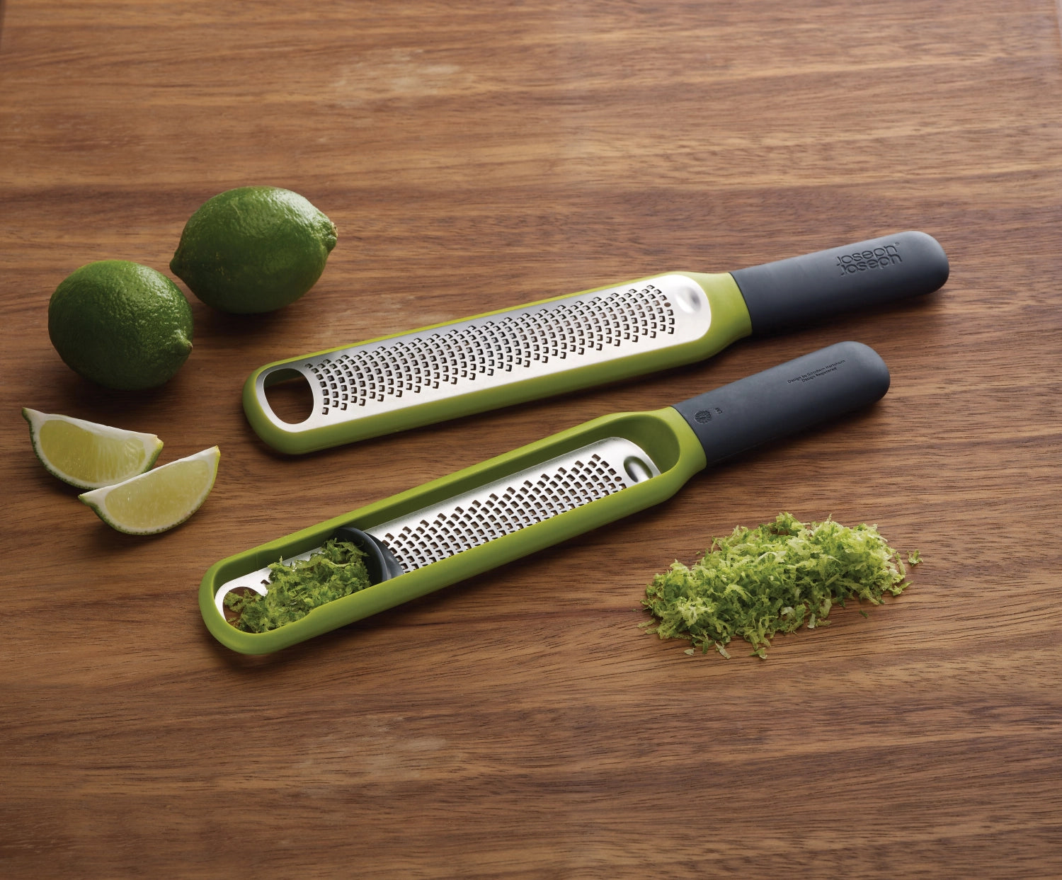 Rouf de zester handzest avec nettoyant, vert, 27,8x5x2 cm