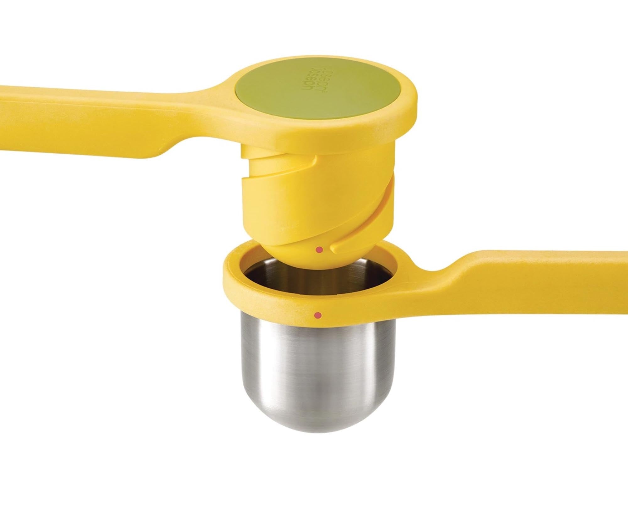 Die Helix Zitronenpresse von Joseph Joseph vereint modernes Design und Funktionalität. Ideal für frischen Saft aus Zitrusfrüchten!