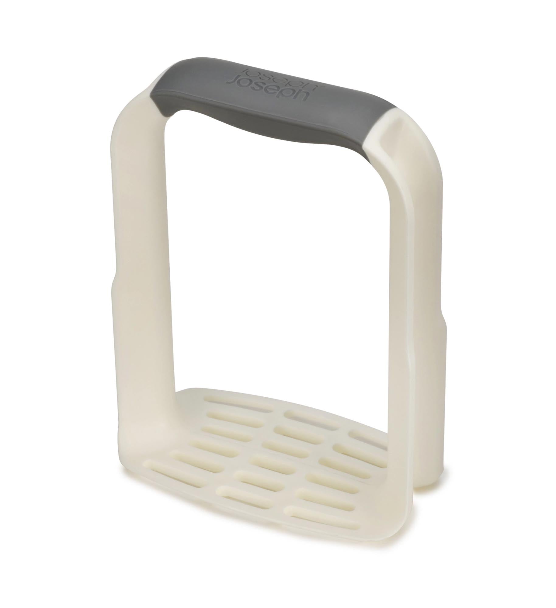 Ergonomischer Kartoffelstampfer von Joseph Joseph: Modernes Design, bequemer Griff, leichtes Stampfen. Grösse: 12x7x16.5cm, Material: Kunststoff.