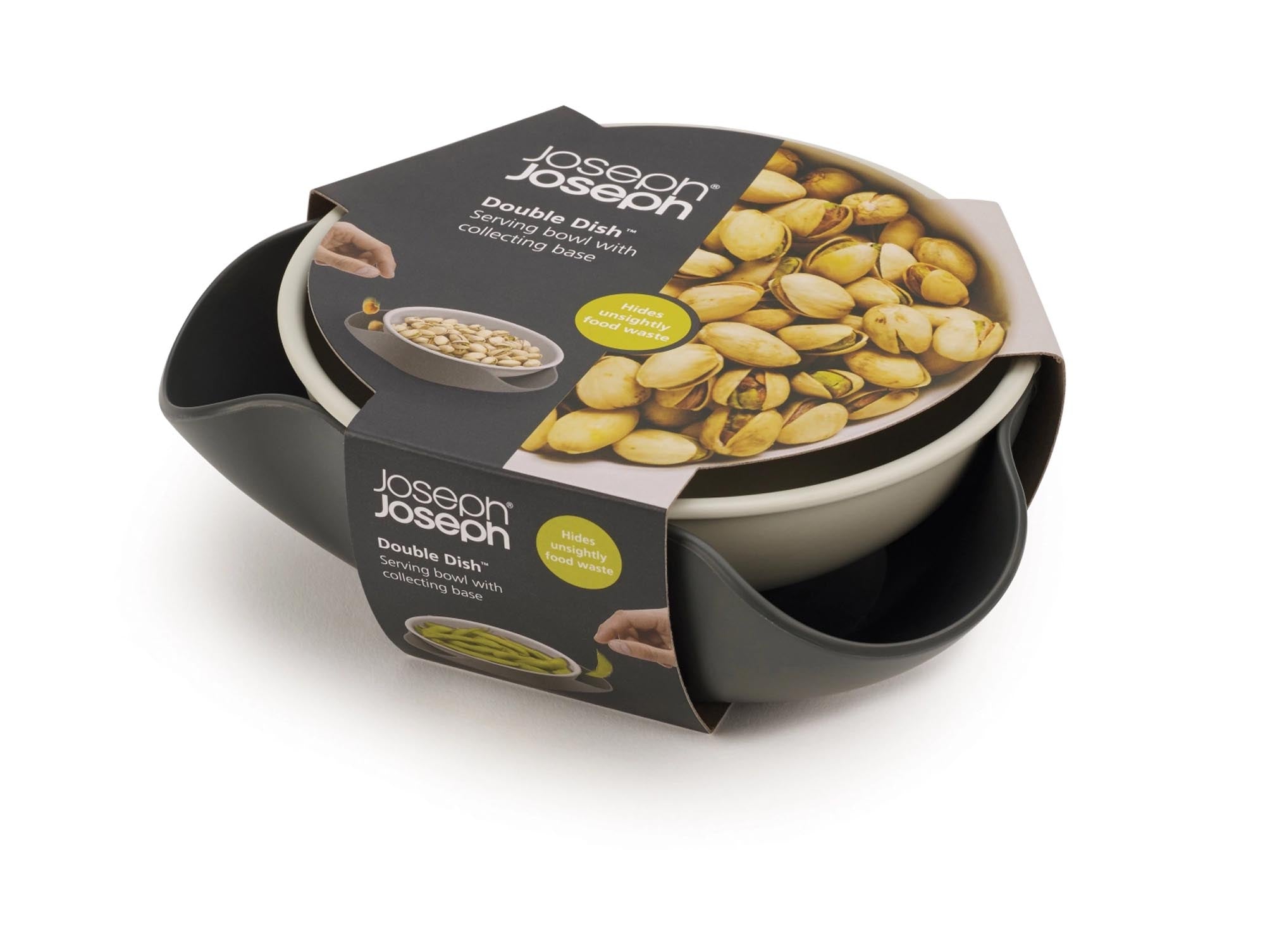 Innovative Joseph Joseph Double-Dish für müheloses Snack-Geniessen.