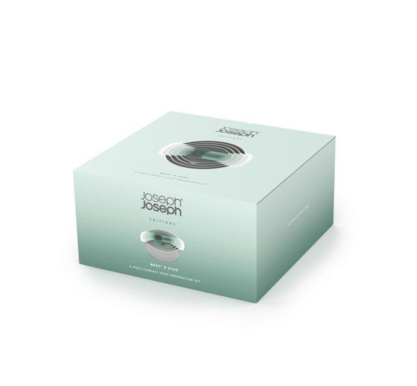 Entdecken Sie das 9-teilige Nest Plus Messlöffelset von Joseph Joseph in elegantem Salbeigrün. Ideal für präzises Messen und platzsparend verstaut!