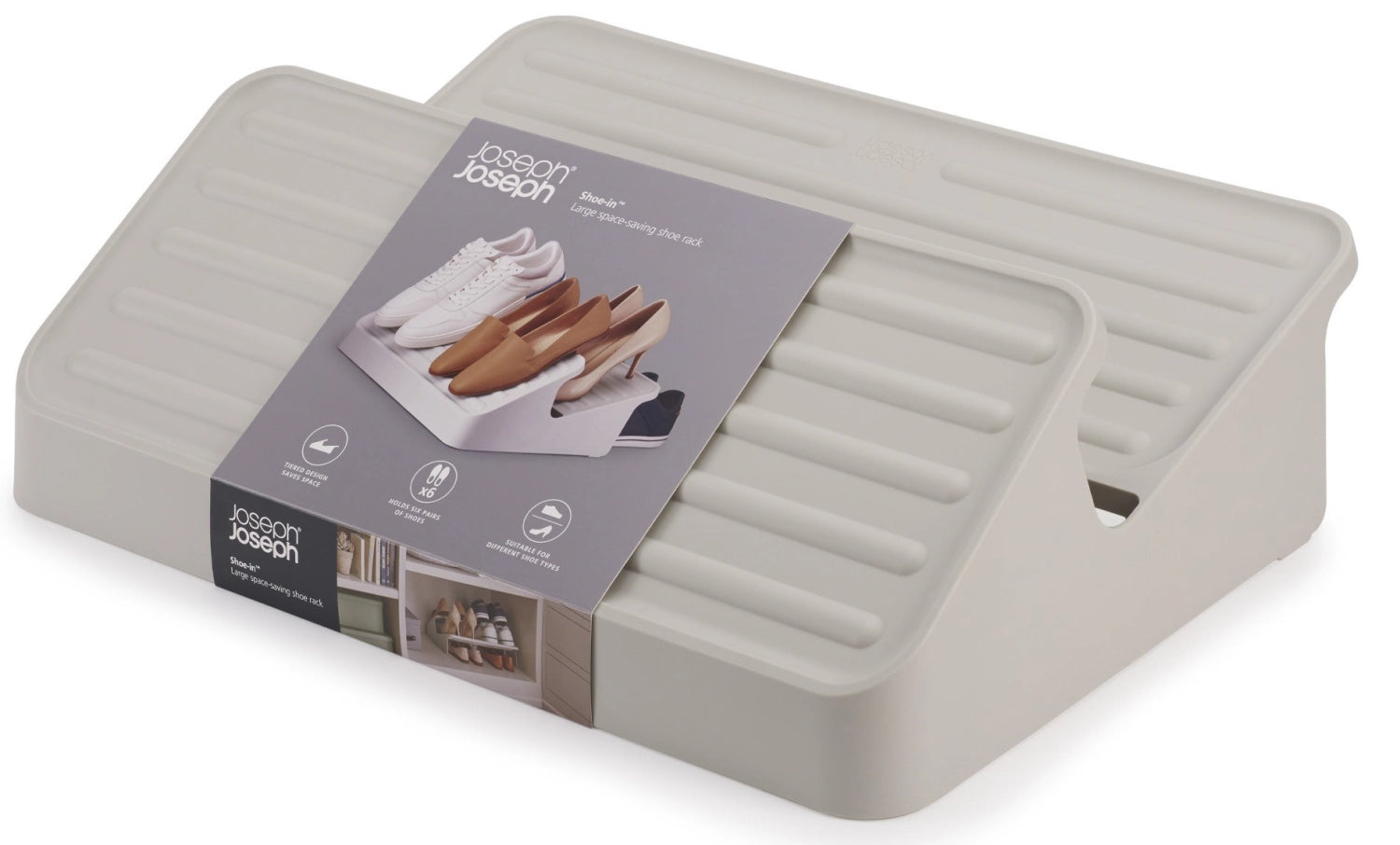 Framone di scarpe da scarpa grande ecru