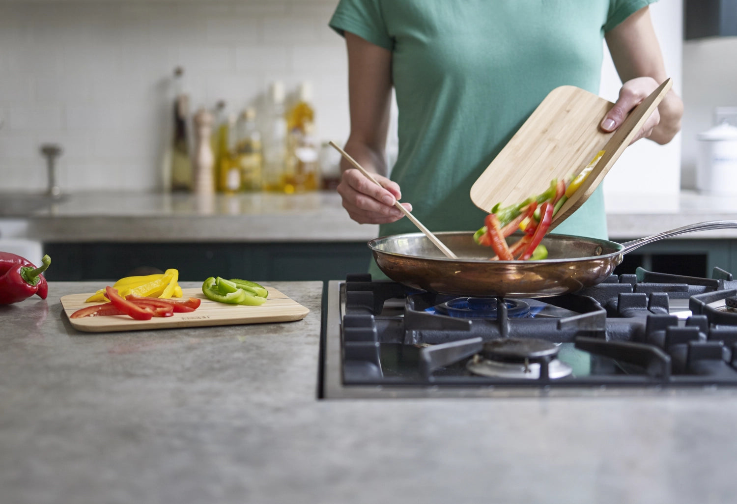 Chop2Pot Bamboo, folding cutting board, large, 32.5x27x1.3 cm