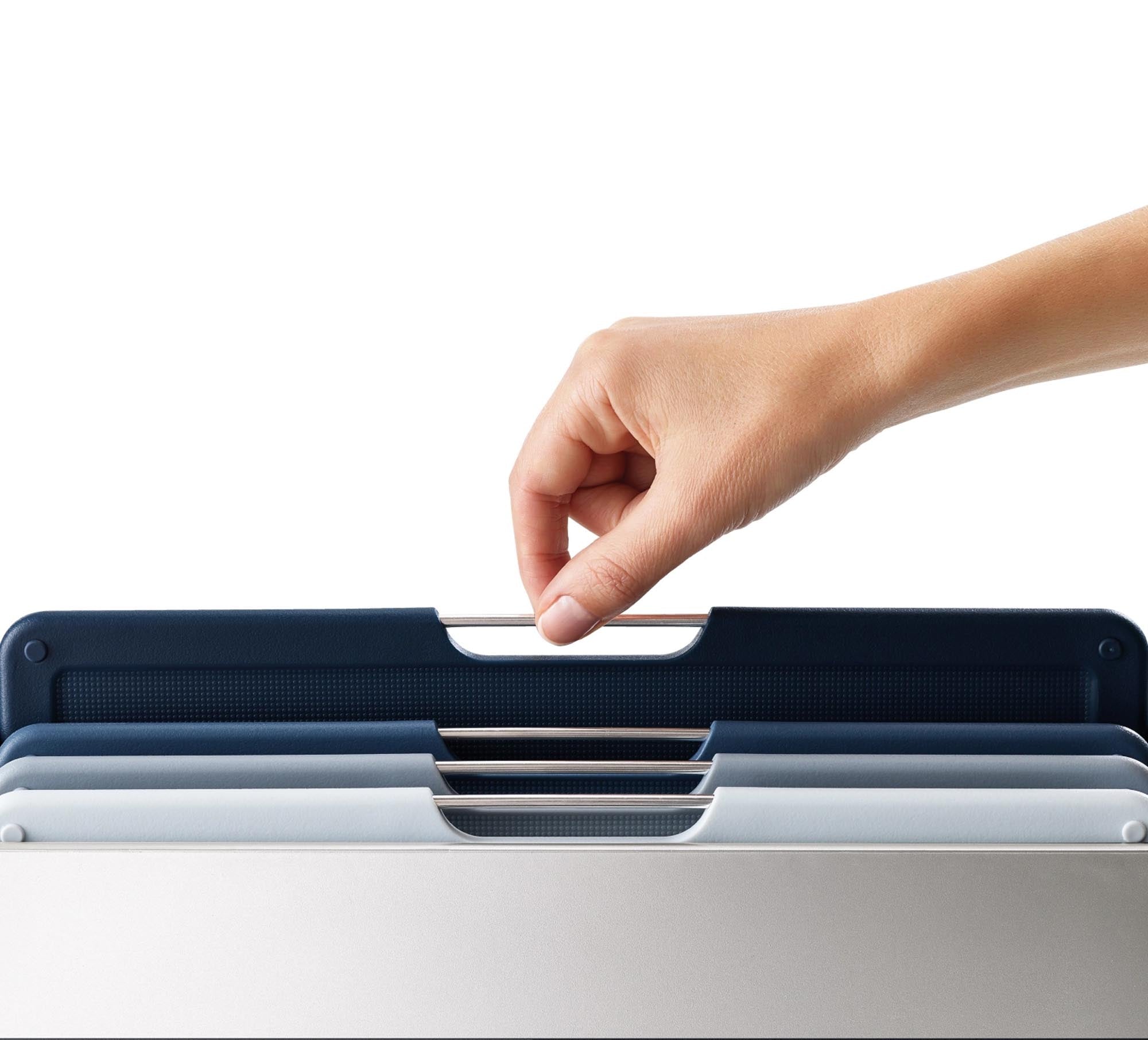 Folio Sky: Grosses 4er-Schneidebrett-Set für stilvolle Küchen.