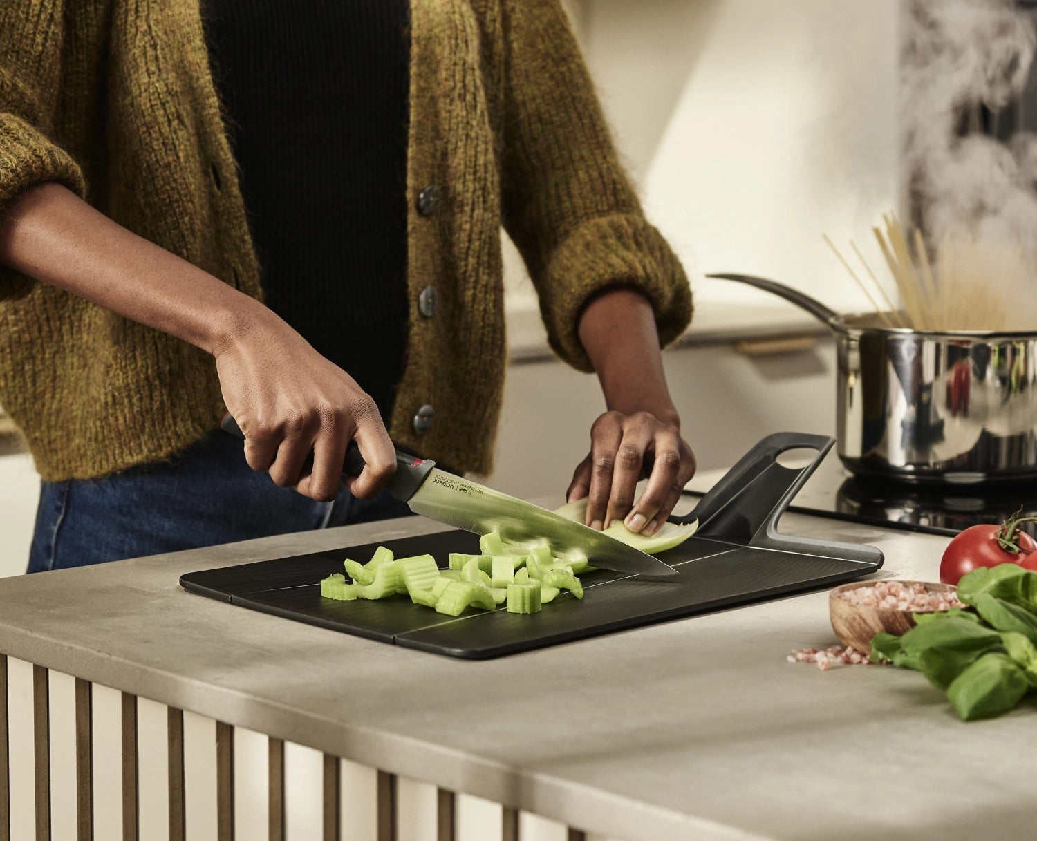 Cop2pot Plus pieghevole tagliente nero, 37.5x21.2cm