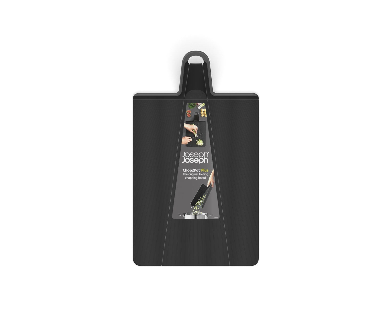 Chop2Pot Plus: Faltbares, BPA-freies Schneidebrett (45x26.3cm) von Joseph Joseph. Innovativ, platzsparend, ideal für jede Küche.
