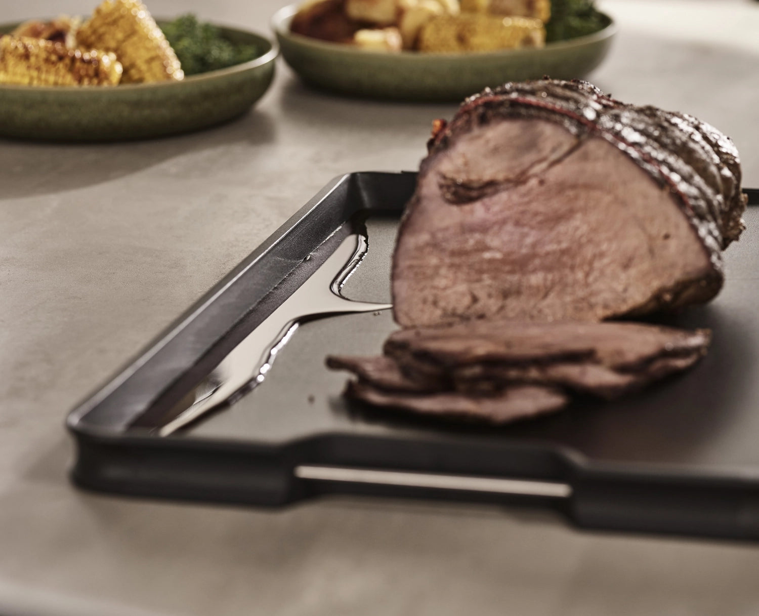 Cut&Carve Plus Schneidebrett Extragross - Schwarz