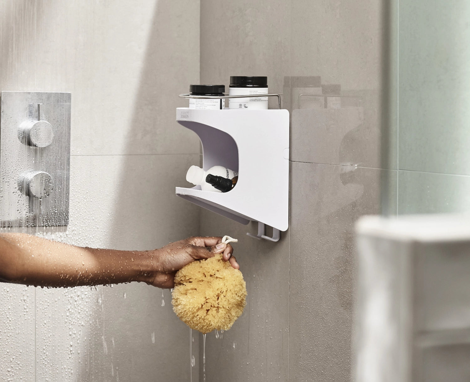 Capsule Kompaktes 2-stufiges Duschregal H22.6cm