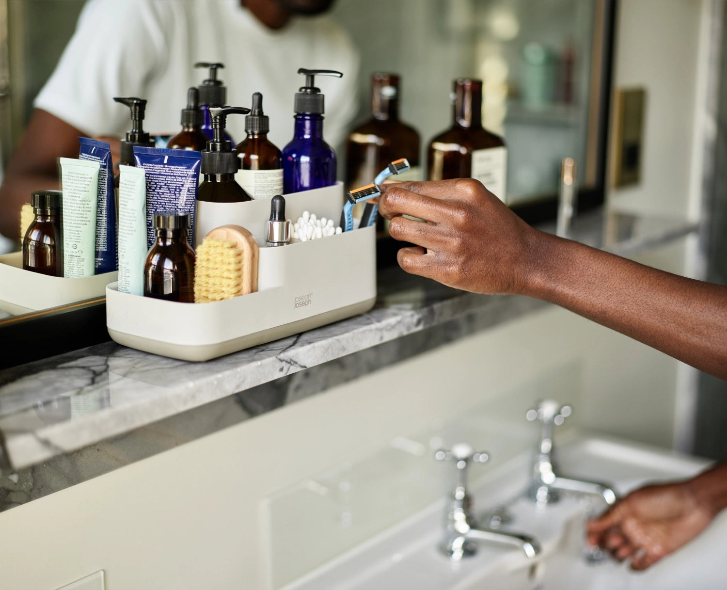 EasyStore Badezimmer Caddy ecru