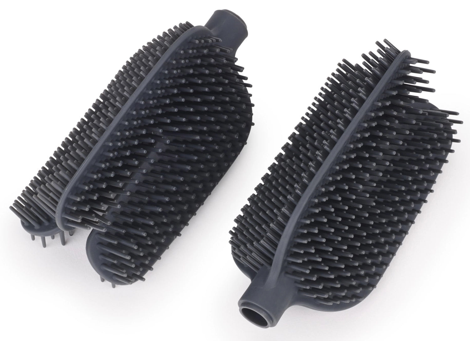 Flexibles 2er Set Ersatzköpfe in Grau von Joseph Joseph, perfekt für vielseitige Anwendungen im Bad, ideal für die tägliche Nutzung.
