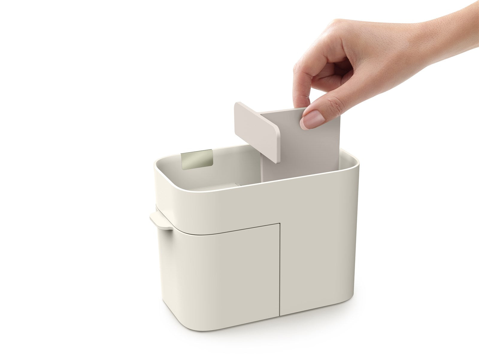 Kompakter Kosmetik-Organizer von Joseph Joseph mit Schublade, ideal für Make-up und Zubehör, Masse: 17x9.7x12cm, stilvoll und funktional.