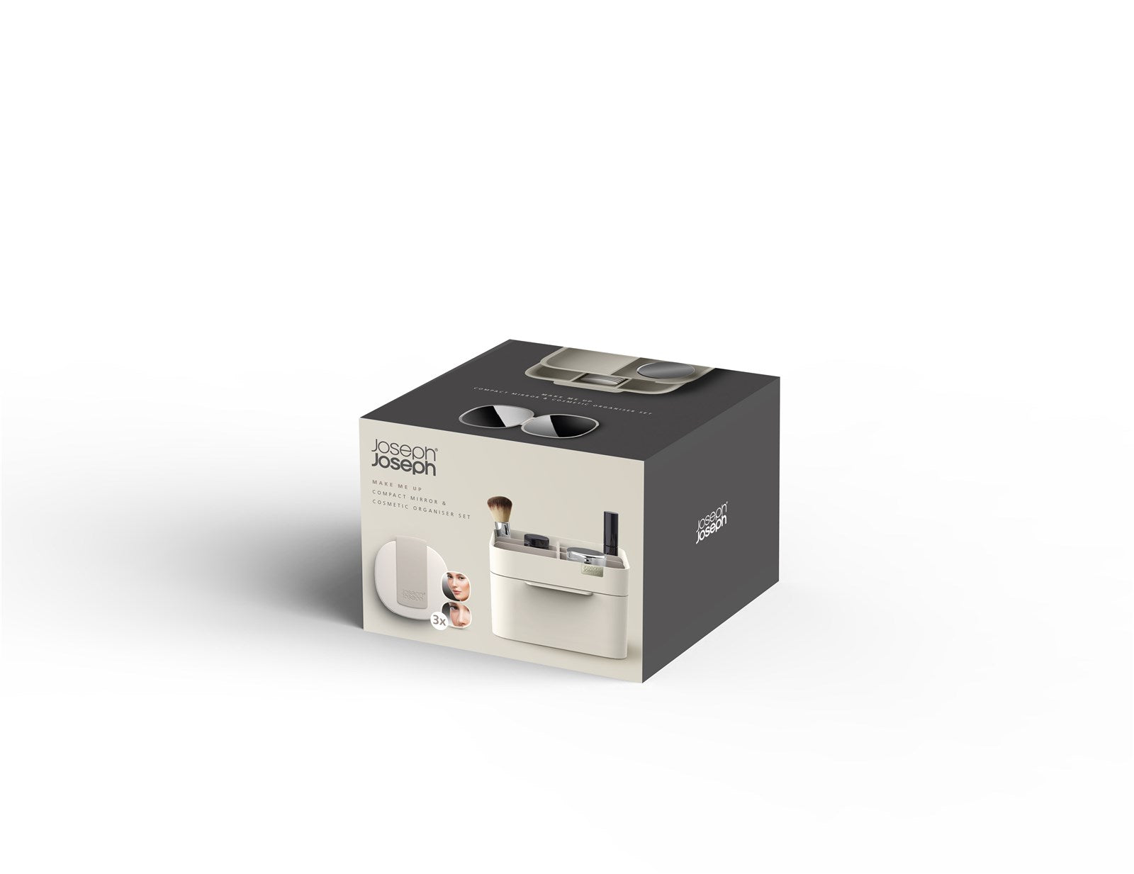 Entdecken Sie das Geschenkset Make Me Up von Joseph Joseph – stilvolle Aufbewahrungslösungen für Ihr Make-up, die Funktionalität und Eleganz vereinen.
