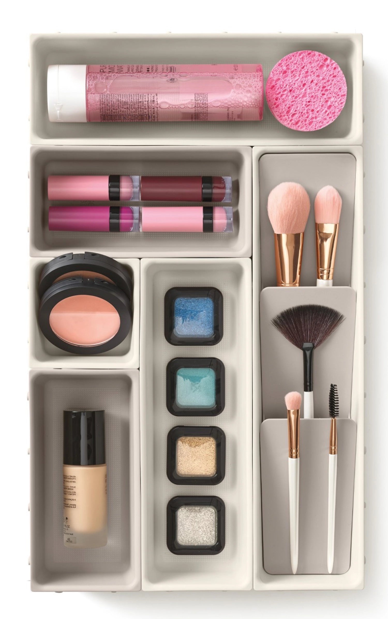 Viva 7 tlg. Makeup Organiser Set Shell