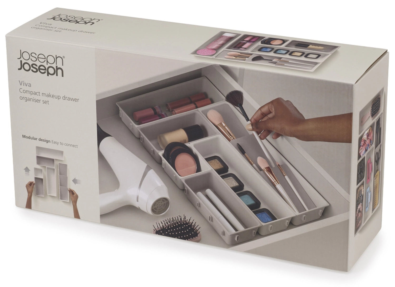 Viva 7 tlg. Makeup Organiser Set Shell