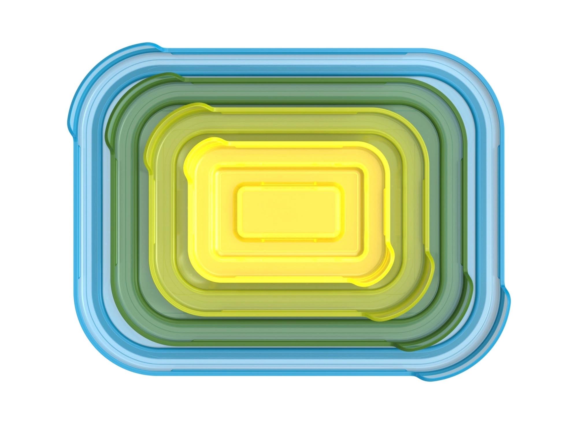 Elegante Joseph Joseph Glasbehälter für stilvolle Küchenorganisation.