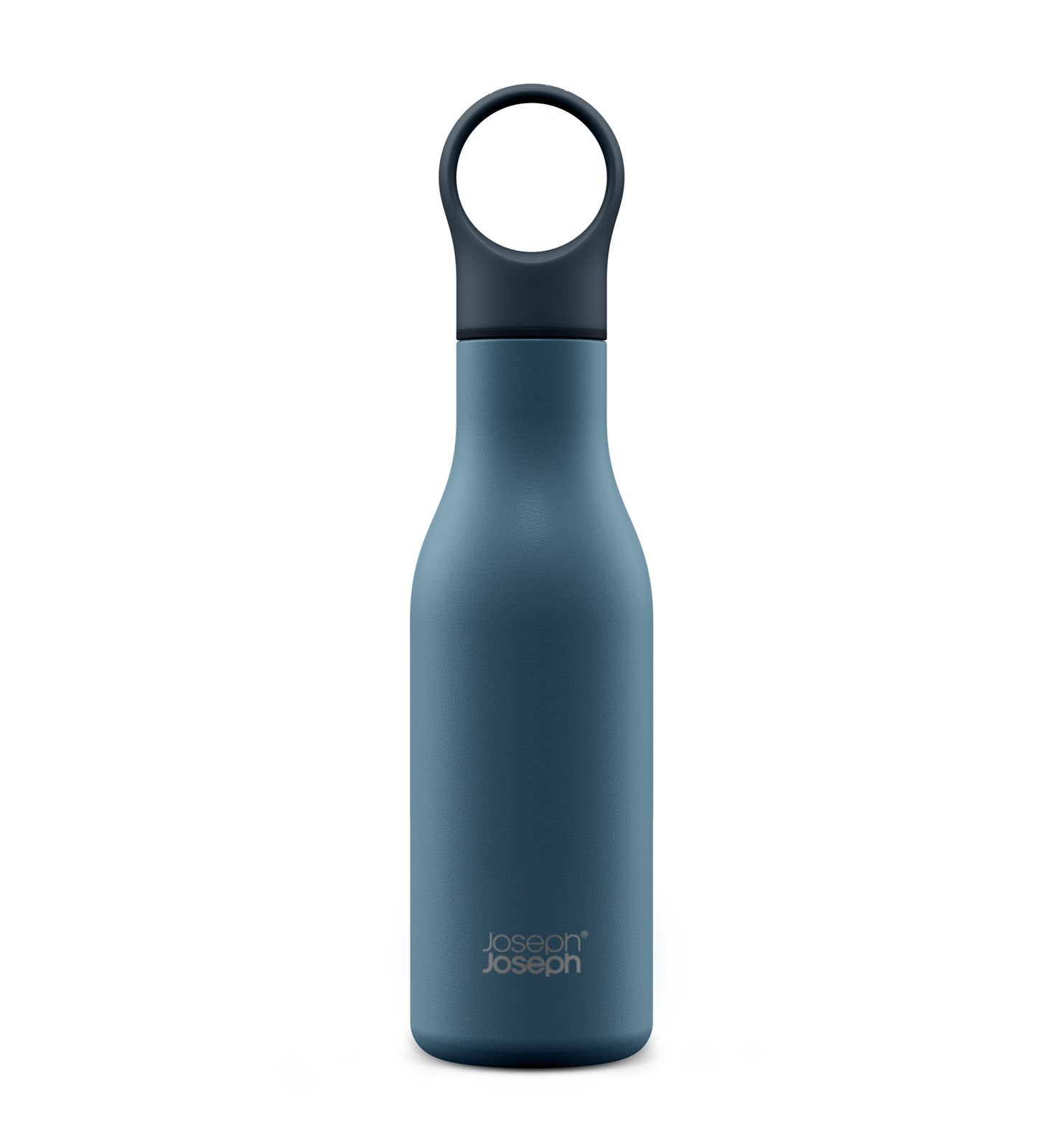 Die stilvolle Loop Wasserflasche 500ml in Blau von Joseph Joseph – ideal für aktive Lebensstile, nachhaltig und auslaufsicher für jeden Tag!