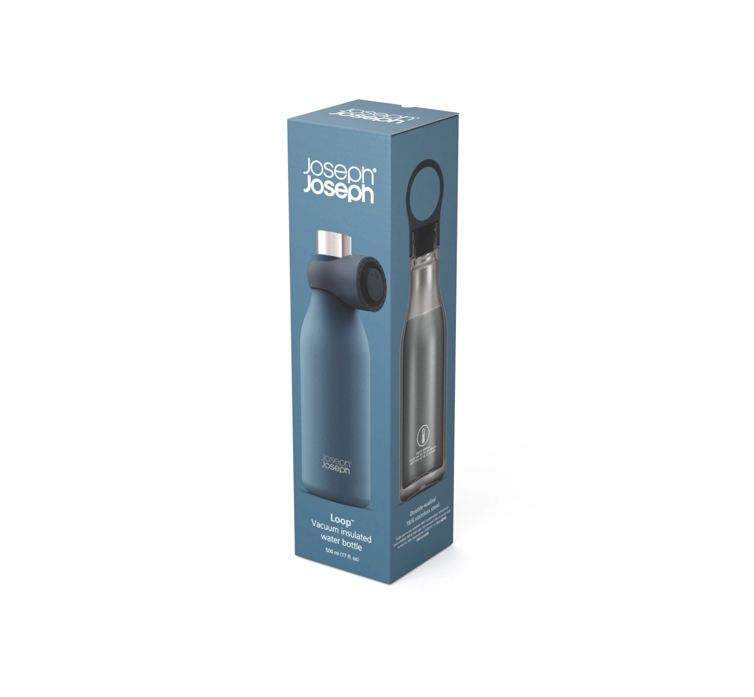 Loop water bottle 500ml, blue
