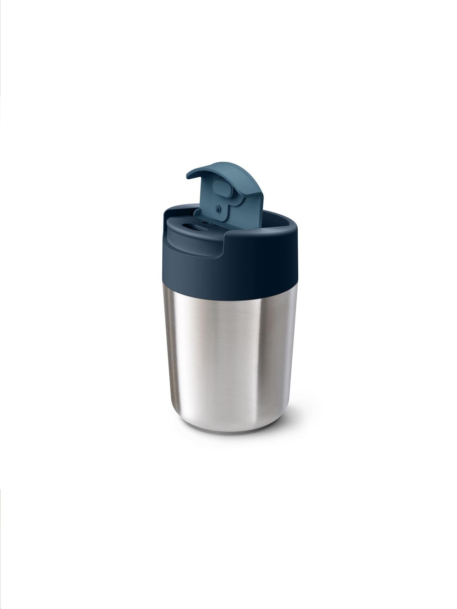Sipp Travel Mug 340ml: Edelstahl, doppelwandig, auslaufsicher, ideal für unterwegs, umweltfreundlich, 340ml Fassungsvermögen.