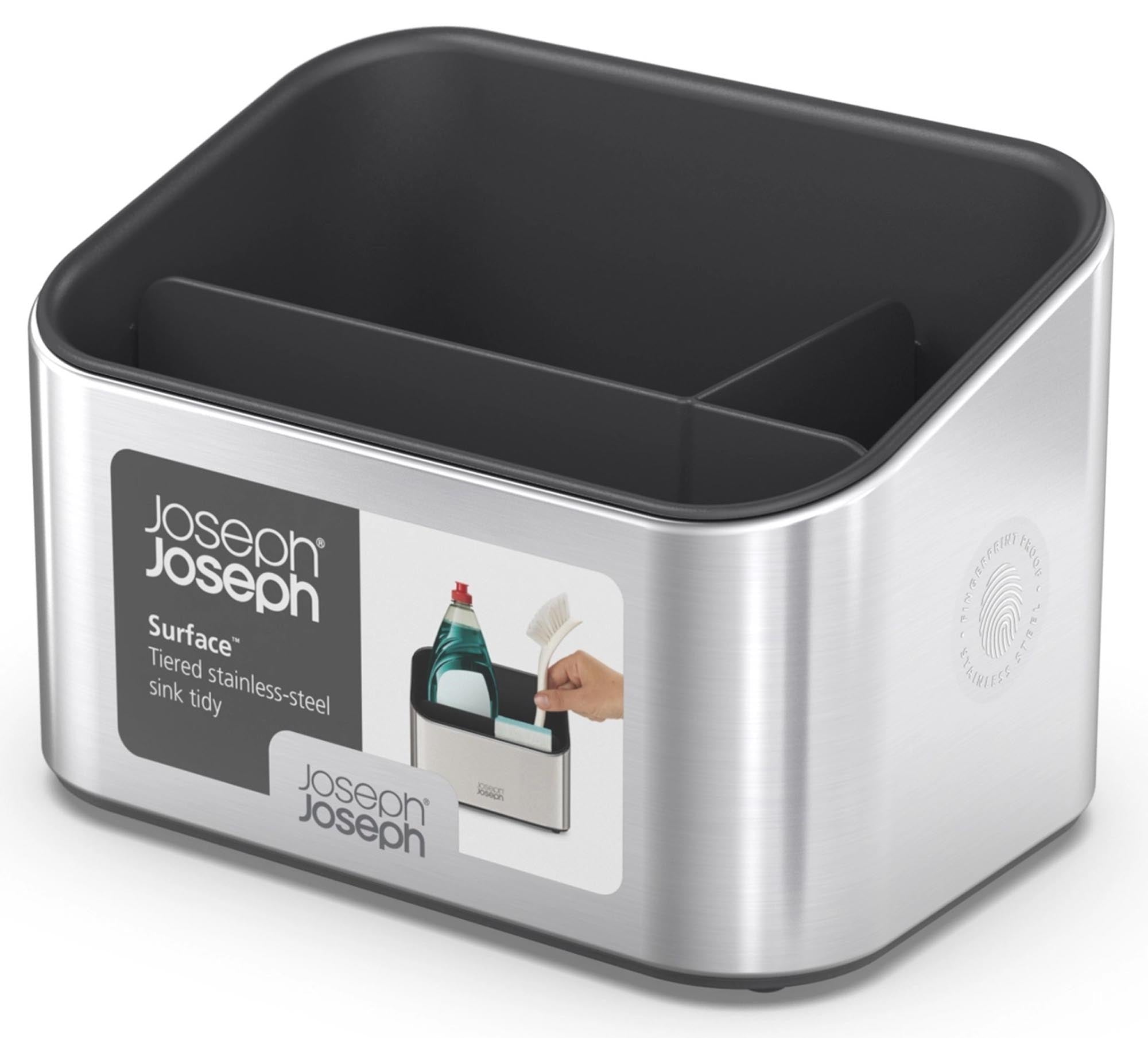 Stylischer Spülen-Organizer von Joseph Joseph: Perfekte Aufbewahrung für Küchenutensilien, pflegeleicht und platzsparend.