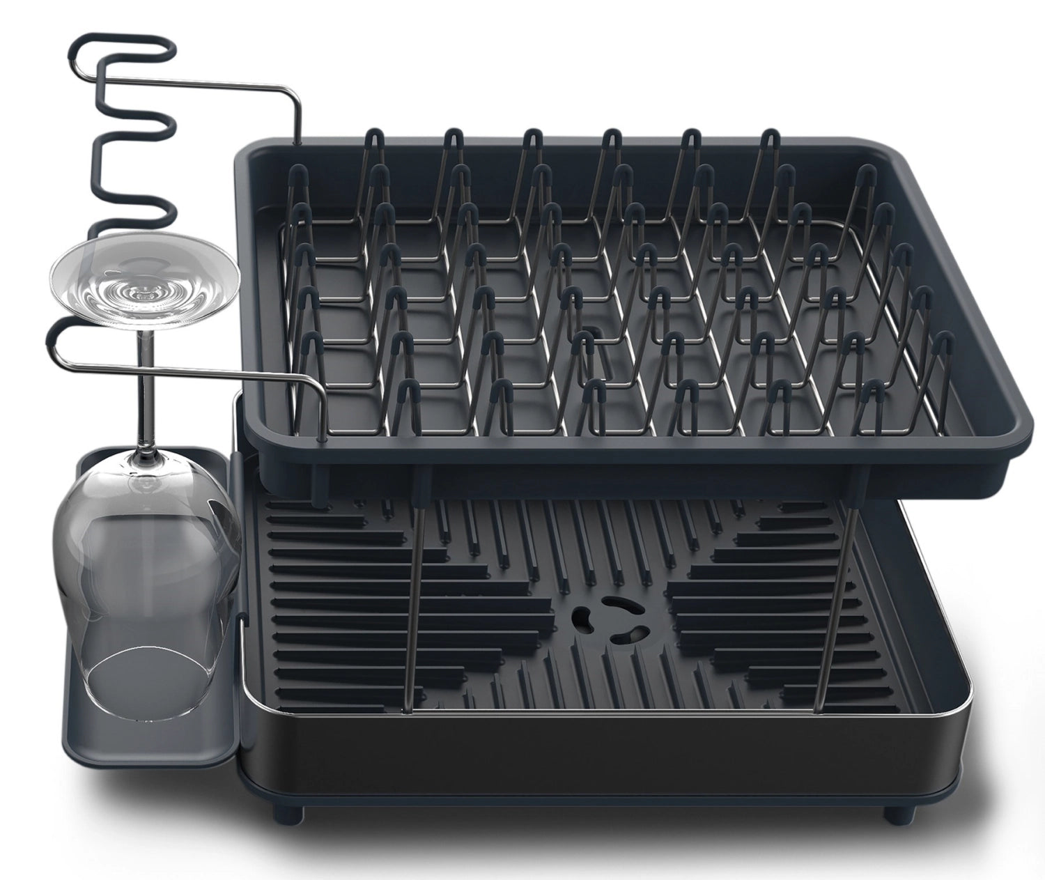 Excel Steel 2-stufiges Edelstahl-Abtropfgestell