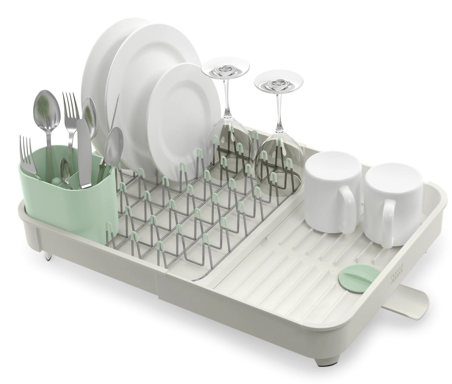 Ausziehbares Abtropfgestell - Light Stone Sage