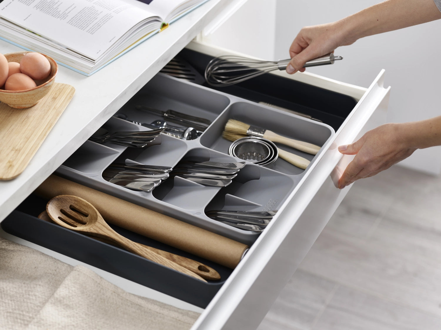 DrawerStore Erw. Besteck, Gebrauchsge., Gadgets-Org., Grau