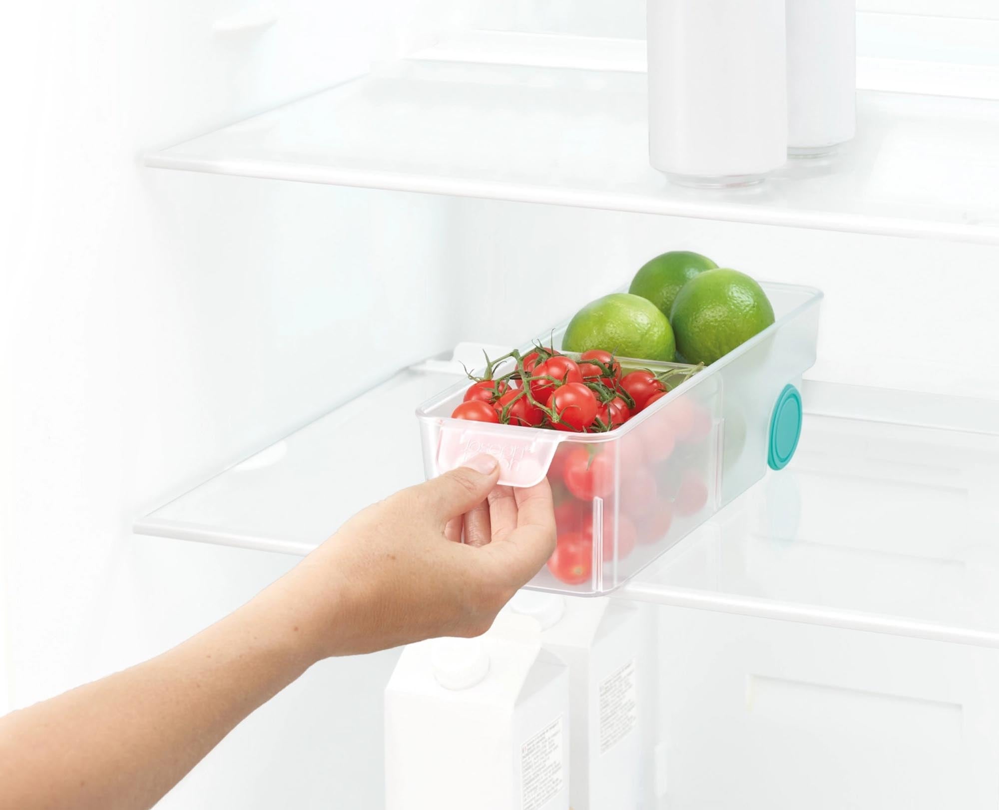 Praktische FridgeStore Aufbewahrungsbox klein von Joseph Joseph: Ideal für die organisierte Aufbewahrung von Lebensmitteln und Utensilien in der Küche.
