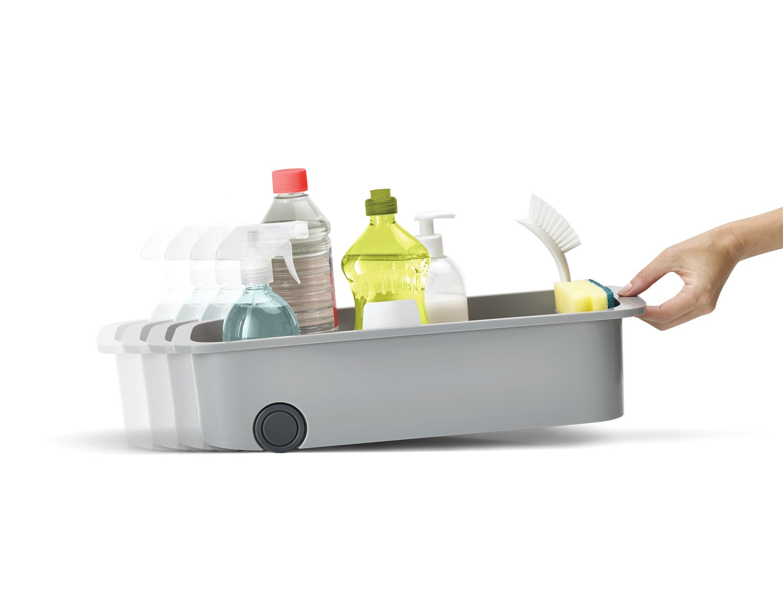 Der Joseph Joseph CupboardStore Caddy: Stilvolle und funktionale Aufbewahrung für Utensilien, Kosmetik und mehr. Kompakt, langlebig und leicht zu reinigen.