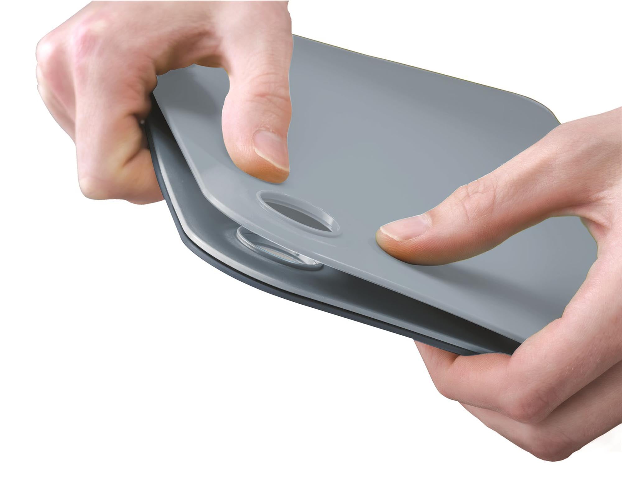 Entdecken Sie die vielseitigen 3er Pop Sky Schneidmatten von Joseph Joseph: robust, hygienisch, mit innovativer Pop-up-Funktion und modernem Design.