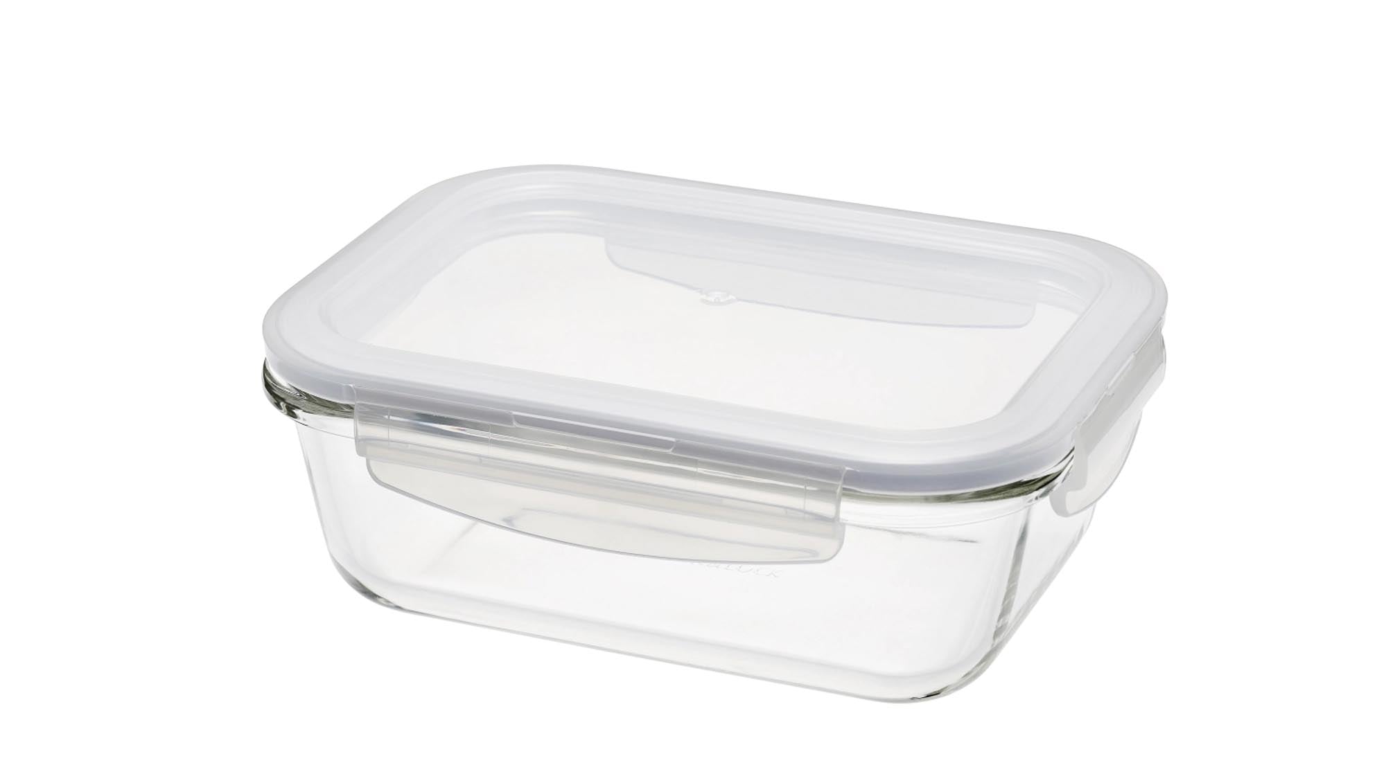 Kompakter Lock&Lock Ofenglas Behälter 0.63lt: Hitzebeständig, luftdicht, spülmaschinenfest. Perfekt für Backen & Aufbewahrung.