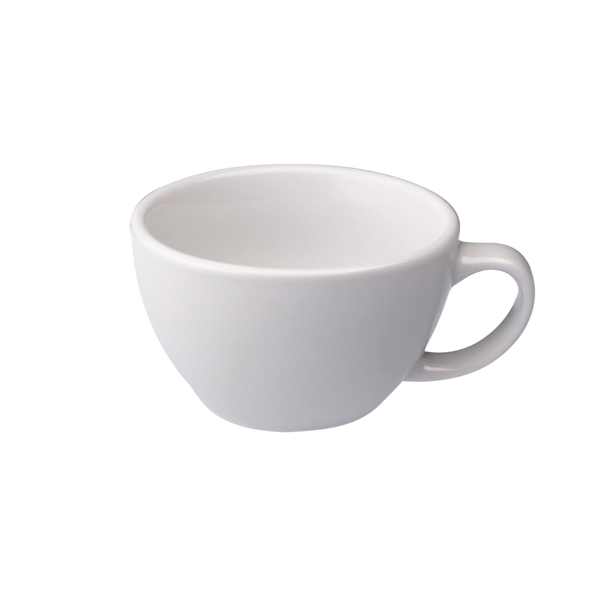 Egg Café Latte Tasse 300ml in Weiss präsentiert im Onlineshop von KAQTU Design AG. Kaffeetassen ist von Loveramics